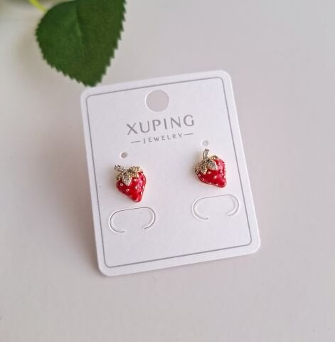 MİNİ BOY XUPİNG ÇİLEK KÜPE