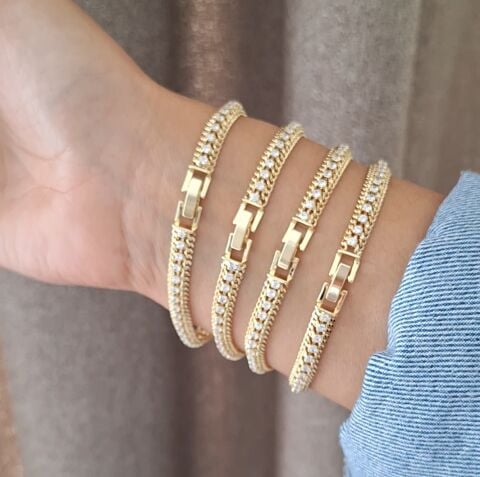 14 K ALTIN RENGİ XUPİNG BİLEKLİK