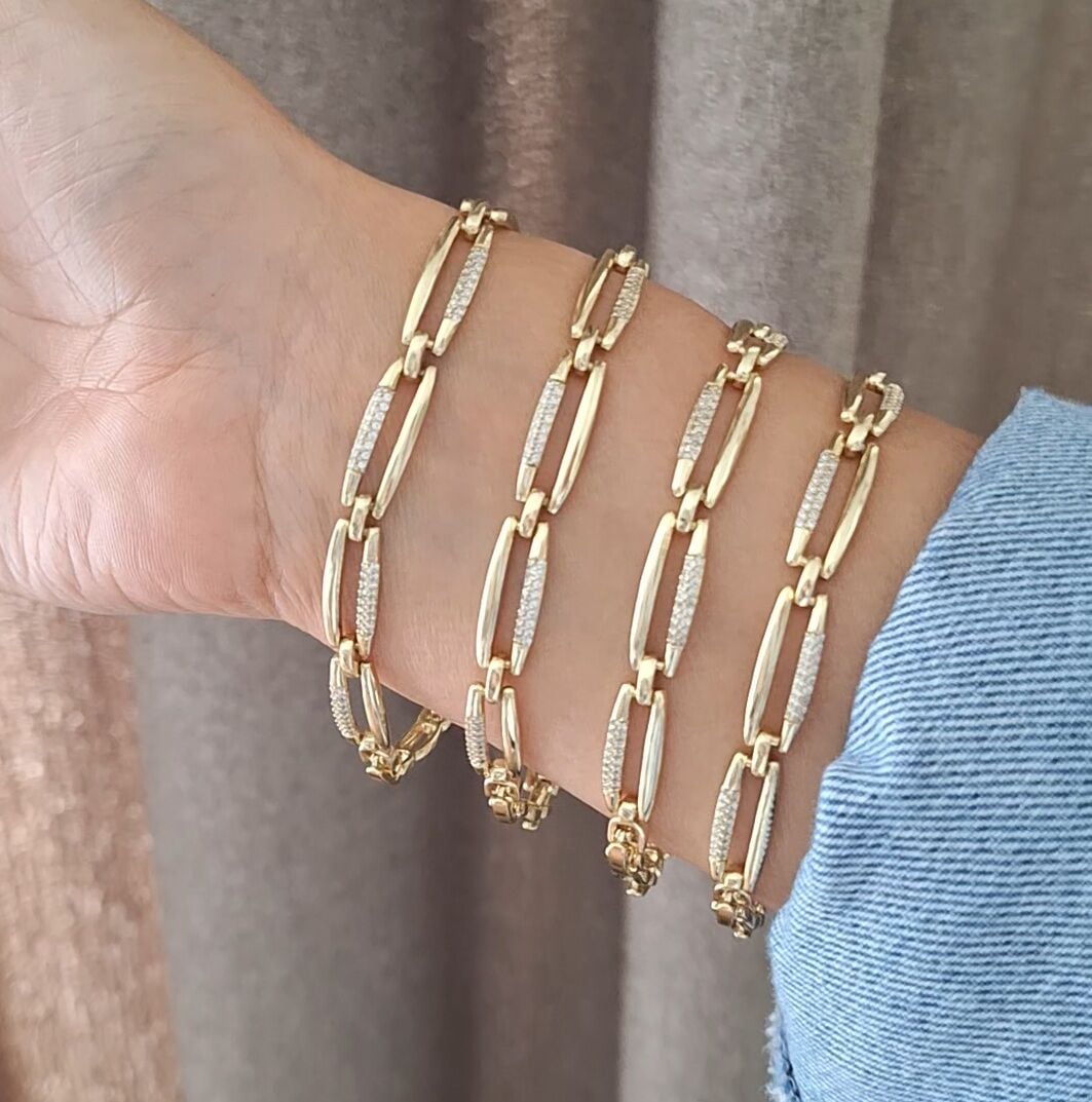 14 K ALTIN RENGİ XUPİNG BİLEKLİK