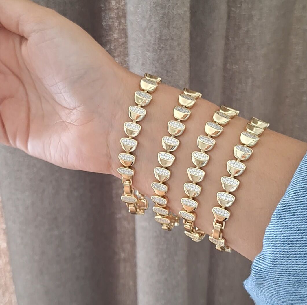 14 K ALTIN RENGİ XUPİNG BİLEKLİK