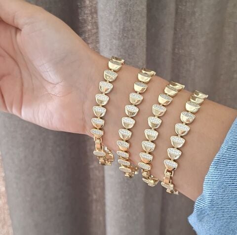 14 K ALTIN RENGİ XUPİNG BİLEKLİK