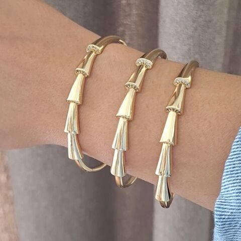 14 K ALTIN RENGİ XUPİNG KELEPÇE