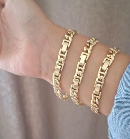 14 K ALTIN RENGİ XUPİNG BİLEKLİK