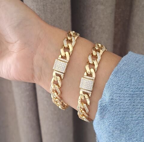 14 K ALTIN RENGİ XUPİNG GURMET BİLEKLİK