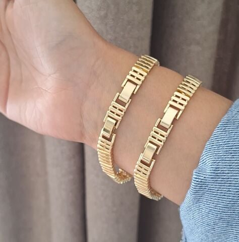 14 K ALTIN RENGİ XUPİNG BİLEKLİK