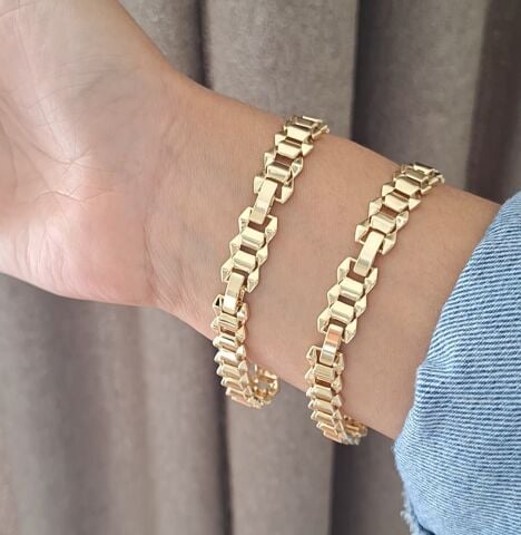 14 K ALTIN RENGİ XUPİNG BİLEKLİK