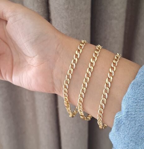 14 K ALTIN RENGİ İNCE XUPİNG BİLEKLİK