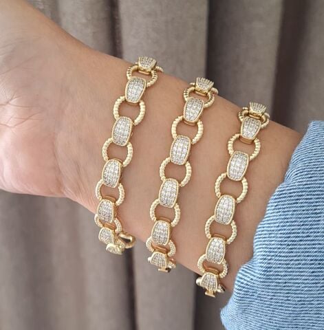 14 K ALTIN RENGİ XUPİNG BİLEKLİK