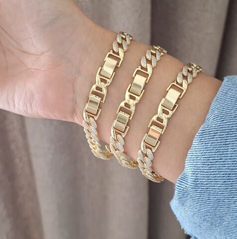 14 K ALTIN RENGİ XUPİNG BİLEKLİK