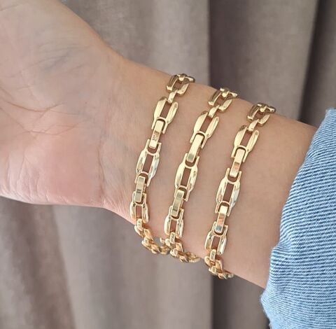 14 K ALTIN RENGİ XUPİNG BİLEKLİK