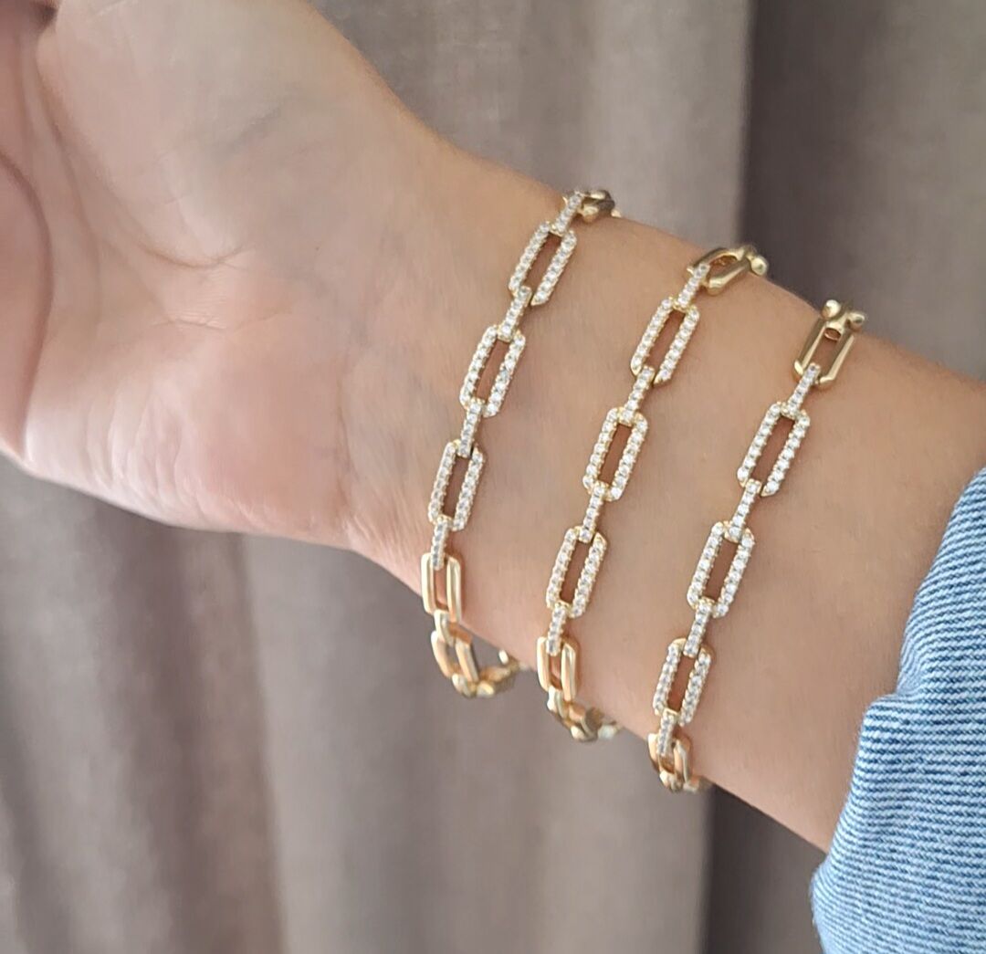 14 K ALTIN RENGİ XUPİNG BİLEKLİK