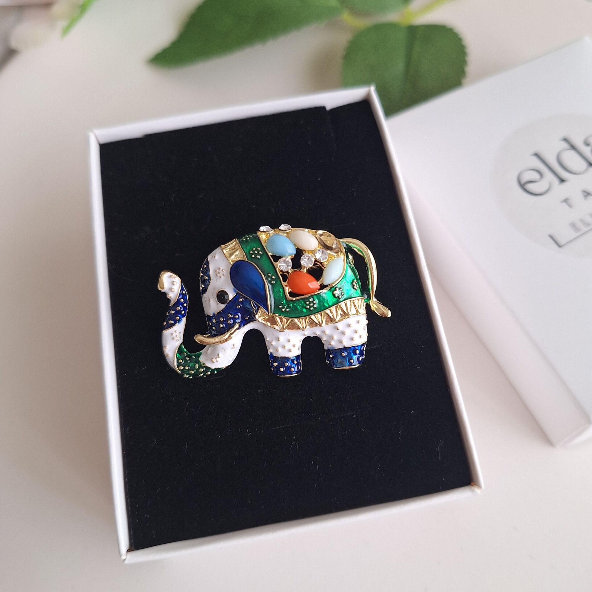 FİL FİGÜRLÜ BROŞ