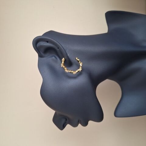 14 K ALTIN RENGİ XUPİNG  YILDIZ KÜPE