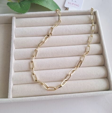 ATAÇ MODEL XUPİNG KOLYE 14 AYAR ALTIN RENGİ