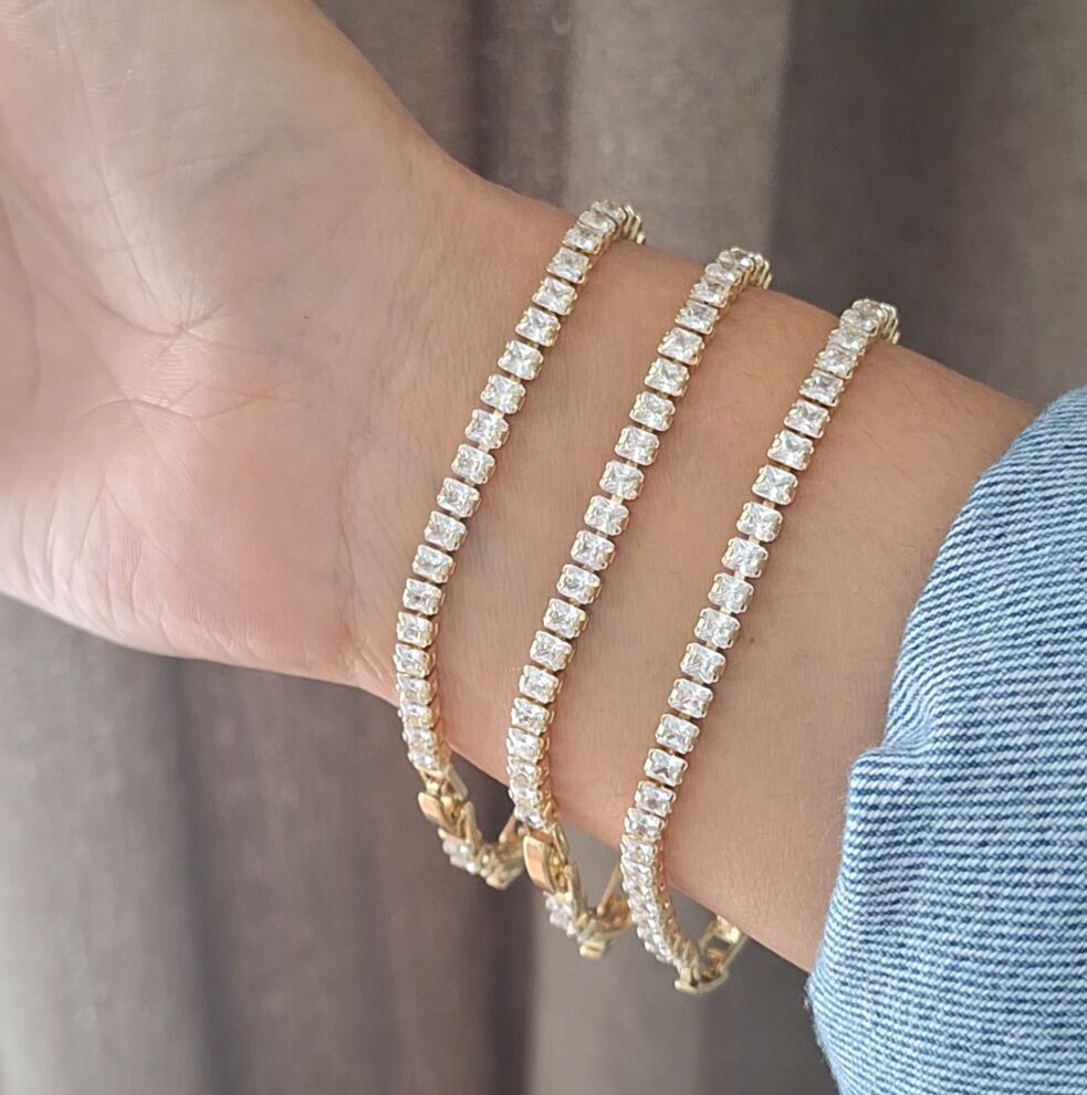 XUPİNG SUYOLU BİLEKLİK 14 AYAR ALTIN RENGİ