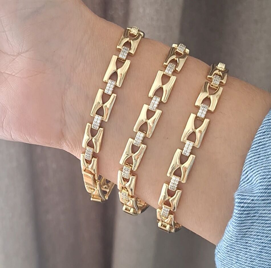 14 K ALTIN RENGİ XUPİNG BİLEKLİK