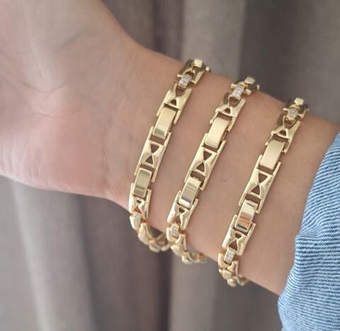 14 K ALTIN RENGİ XUPİNG BİLEKLİK