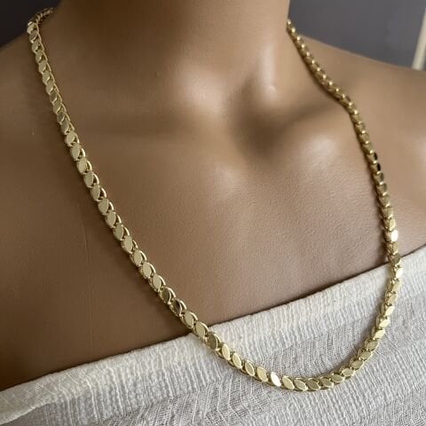 Xuping Arpa  Zincir Kolye 60 cm