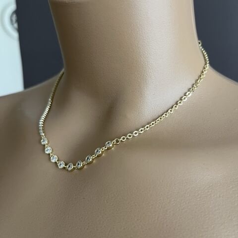 Xuping Choker Kolye 38 cm