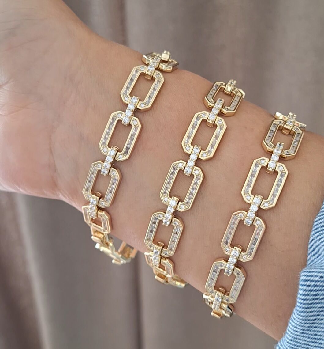 14 K ALTIN RENGİ XUPİNG BİLEKLİK