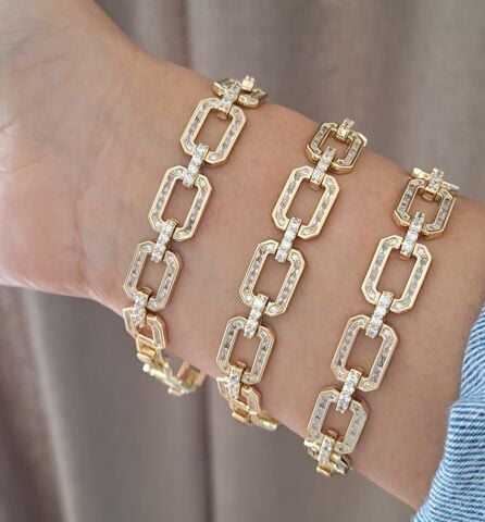 14 K ALTIN RENGİ XUPİNG BİLEKLİK