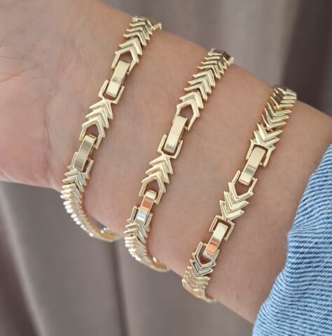 14 K ALTIN RENGİ XUPİNG BİLEKLİK