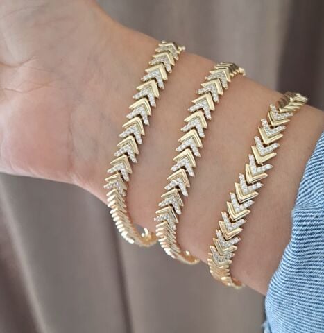 14 K ALTIN RENGİ XUPİNG BİLEKLİK