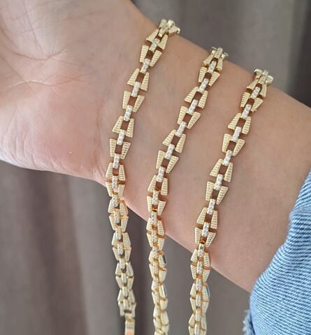 14 K ALTIN RENGİ XUPİNG BİLEKLİK