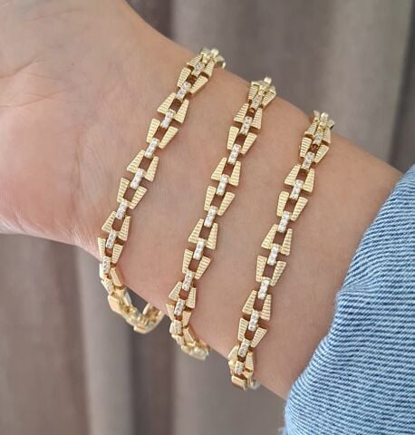 14 K ALTIN RENGİ XUPİNG BİLEKLİK