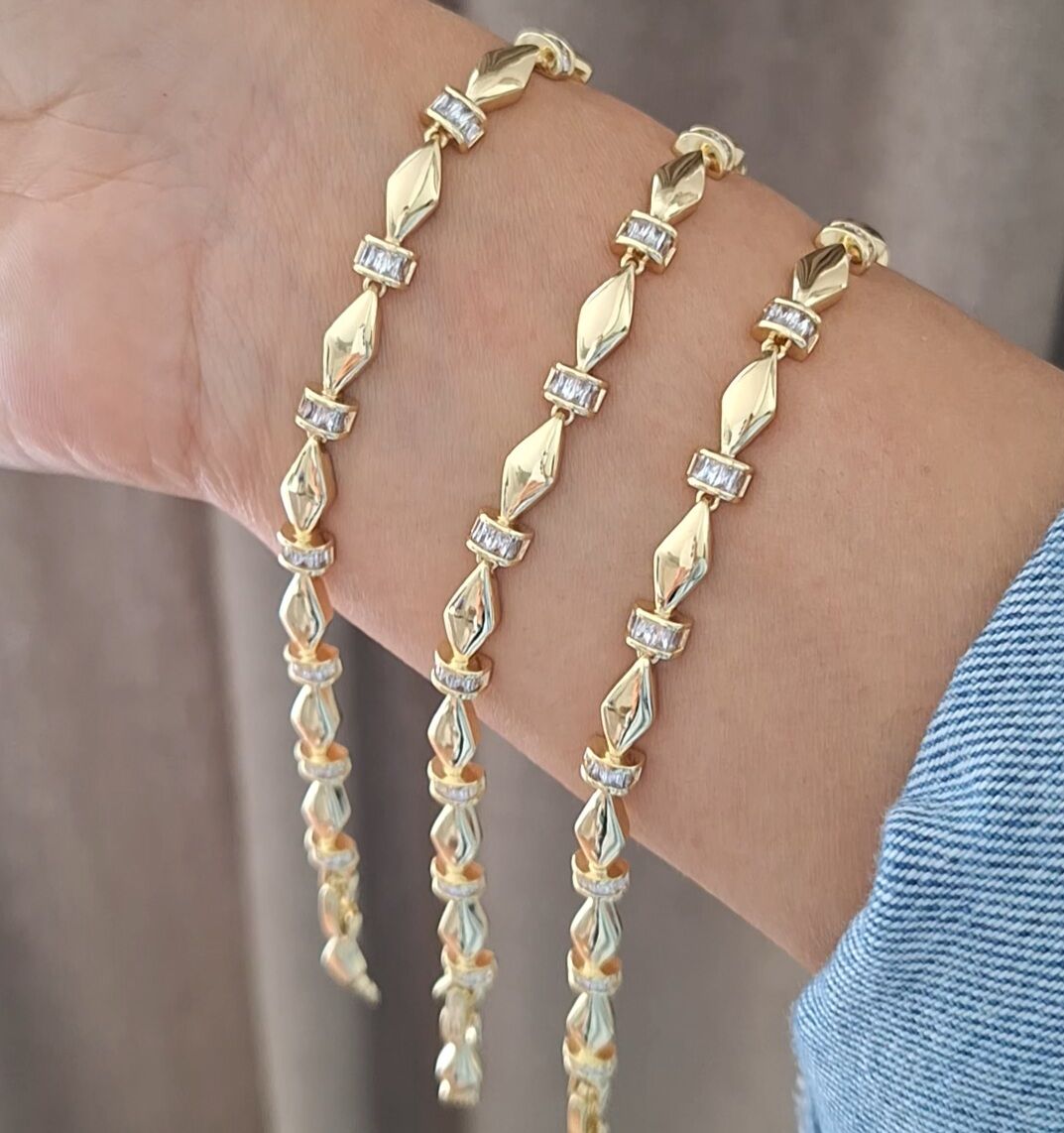 14 K ALTIN RENGİ XUPİNG BİLEKLİK