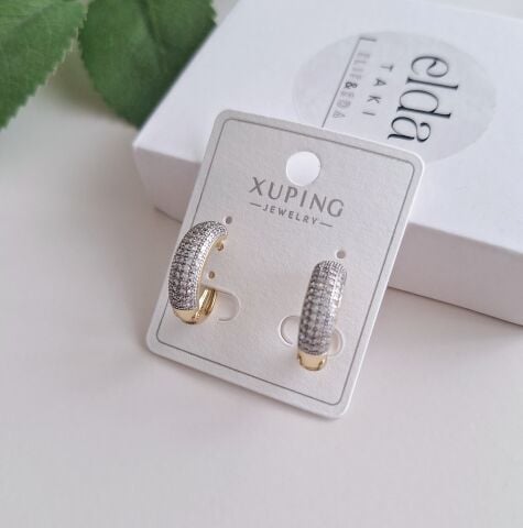 14 K ALTIN RENGİ XUPİNG KÜPE