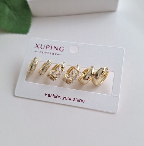 XUPİNG 6'lı Küpe Seti