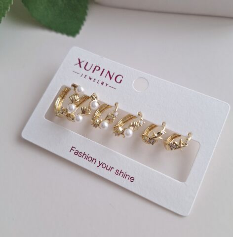 XUPING 6'lı KÜPE SETİ