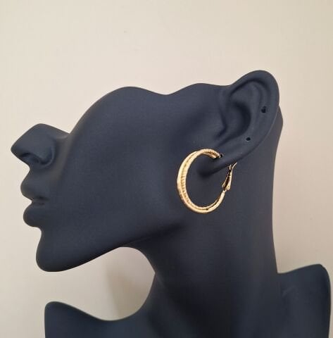 14 K ALTIN RENGİ XUPİNG HALKA KÜPE