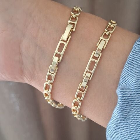 14 K ALTIN RENGİ XUPİNG BİLEKLİK