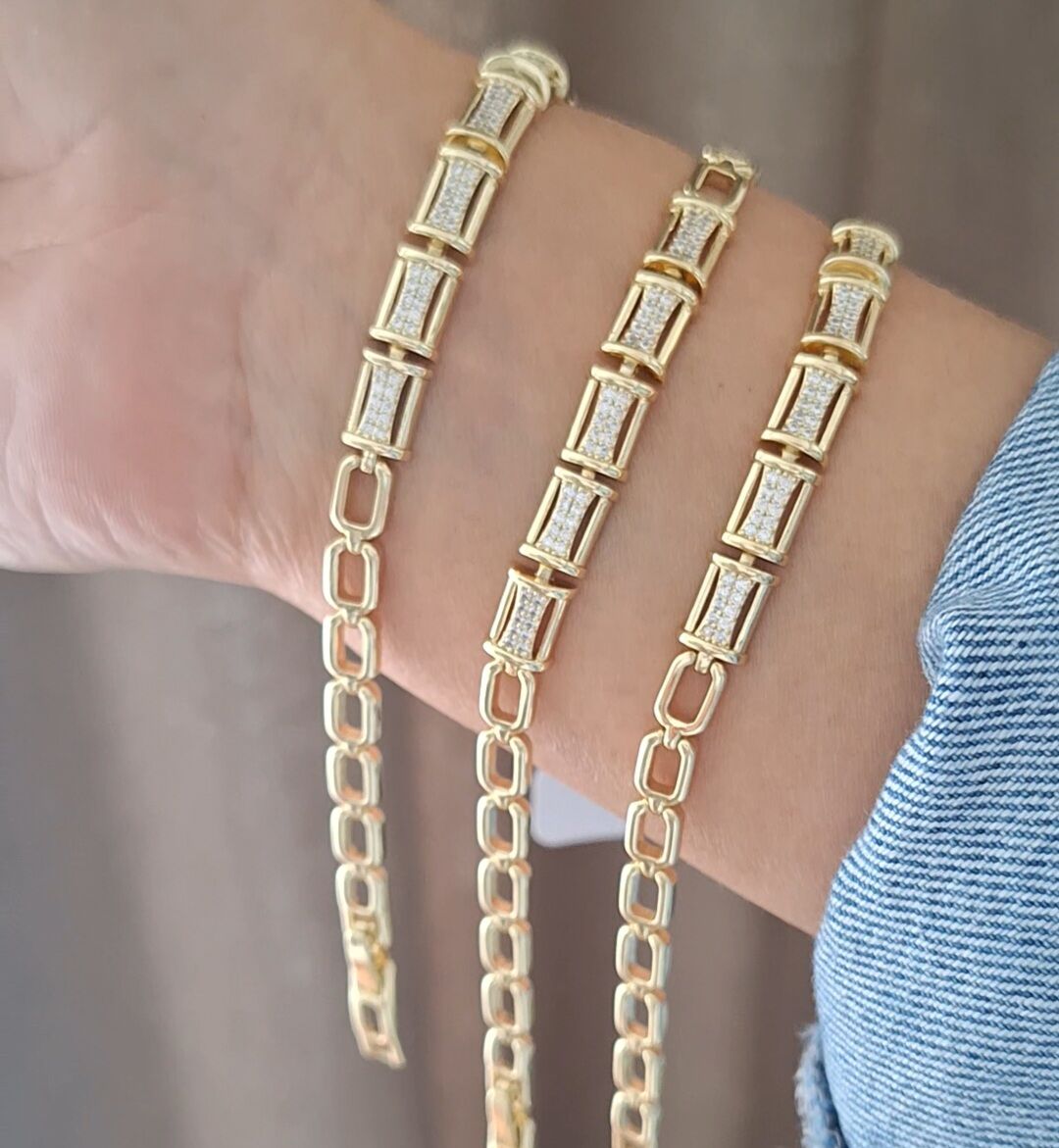 14 K ALTIN RENGİ XUPİNG BİLEKLİK