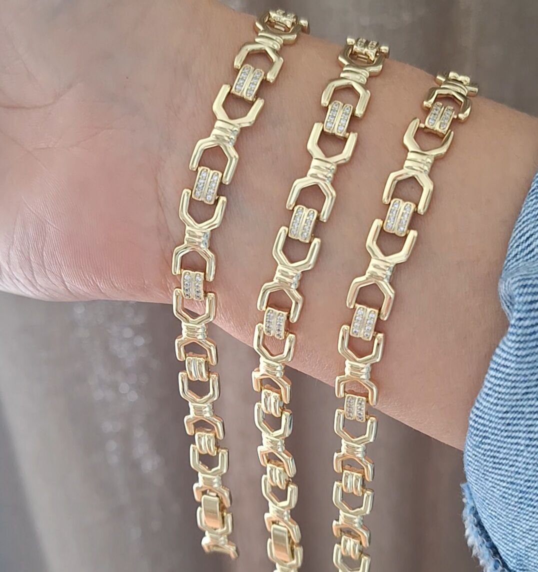 14 K ALTIN RENGİ XUPİNG  BİLEKLİK