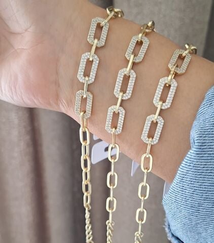 14 AYAR ALTIN RENGİ XUPİNG BİLEKLİK