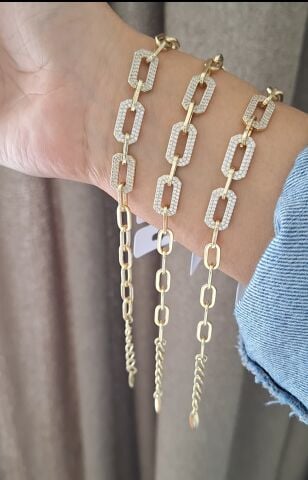 14 AYAR ALTIN RENGİ XUPİNG BİLEKLİK