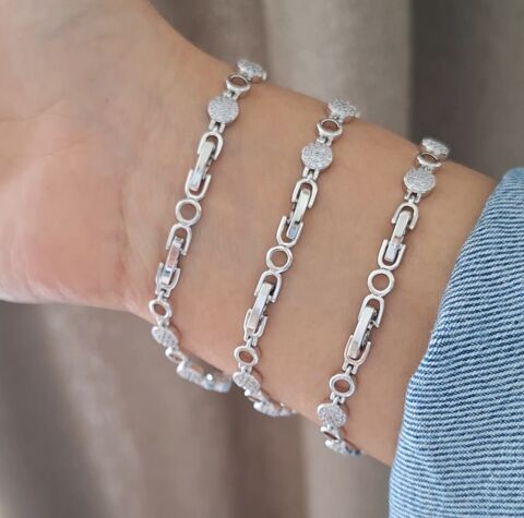 GÜMÜŞ RENK XUPİNG BİLEKLİK