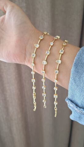 14 AYAR ALTIN RENGİ XUPİNG BİLEKLİK