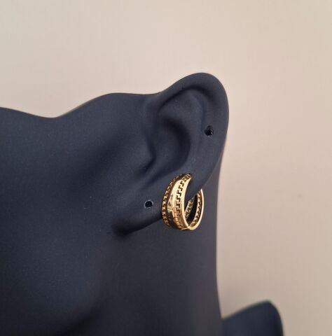 14 AYAR ALTIN RENGİ TAŞSIZ XUPİNG KÜPE