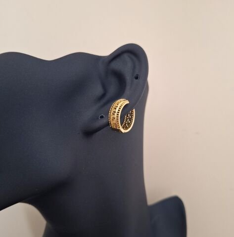 14 AYAR ALTIN RENGİ TAŞSIZ XUPİNG KÜPE