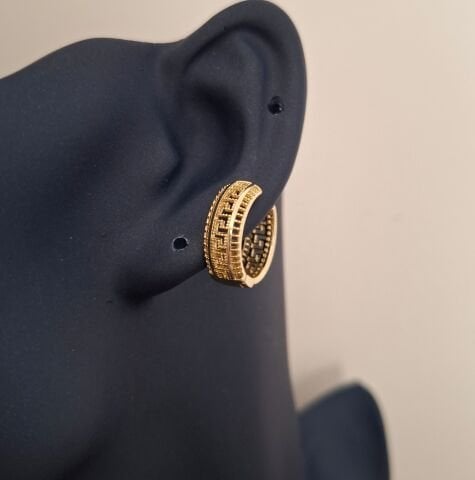 14 AYAR ALTIN RENGİ TAŞSIZ XUPİNG KÜPE