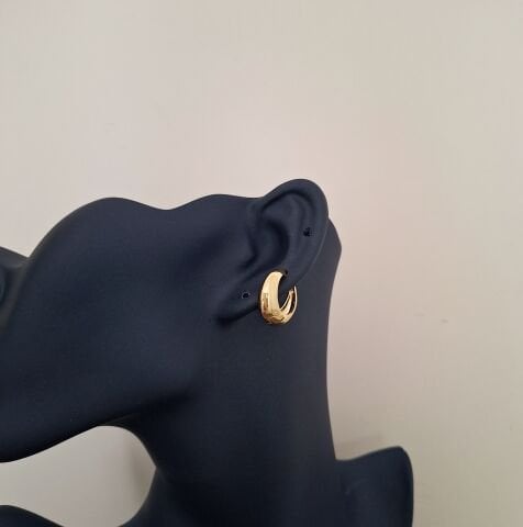 14 AYAR ALTIN RENGİ TAŞSIZ XUPİNG KÜPE