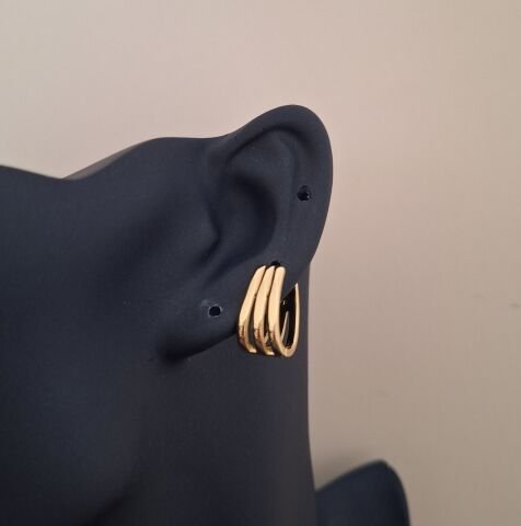 14 AYAR ALTIN RENGİ TAŞSIZ XUPİNG KÜPE