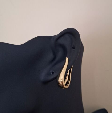 14 AYAR ALTIN RENGİ TAŞSIZ XUPİNG KÜPE