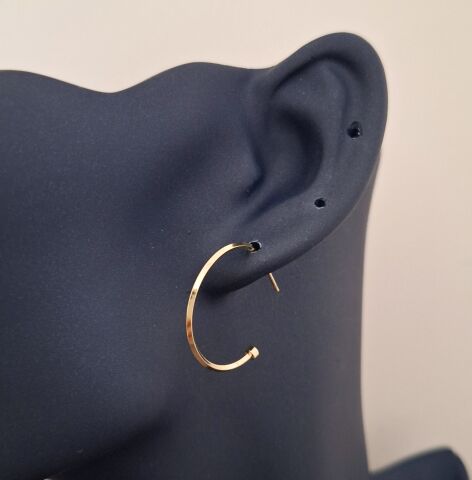 14 AYAR ALTIN RENGİ TAŞSIZ XUPİNG KÜPE