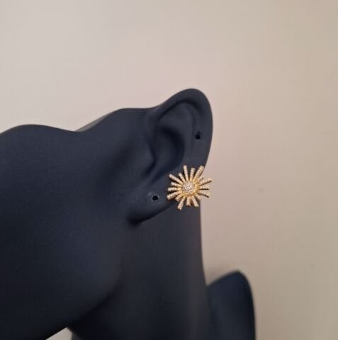 14 AYAR ALTIN RENGİ KÜÇÜK BOY XUPİNG KÜPE