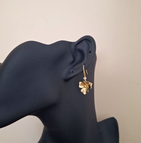 XUPİNG KÜPE 14 AYAR ALTIN RENGİ